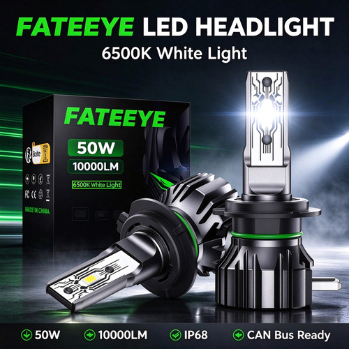 Fateeye 6500k led - h7,